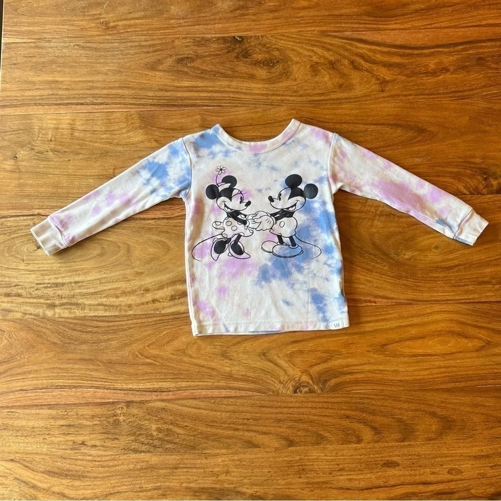 Disney x Gap Mickey Mouse Minnie Mouse Red w/ Stars & Tie Dye PJ Set x2 🐭